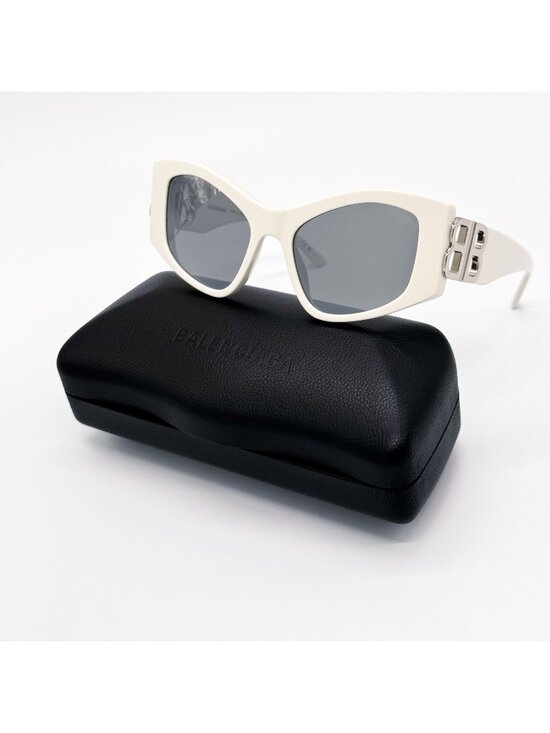 NEW BALENCIAGA BB0287S 006 SUNGLASSES WHITE CAT EYE WOMEN EYEWEAR BALENCIAGA main image 5